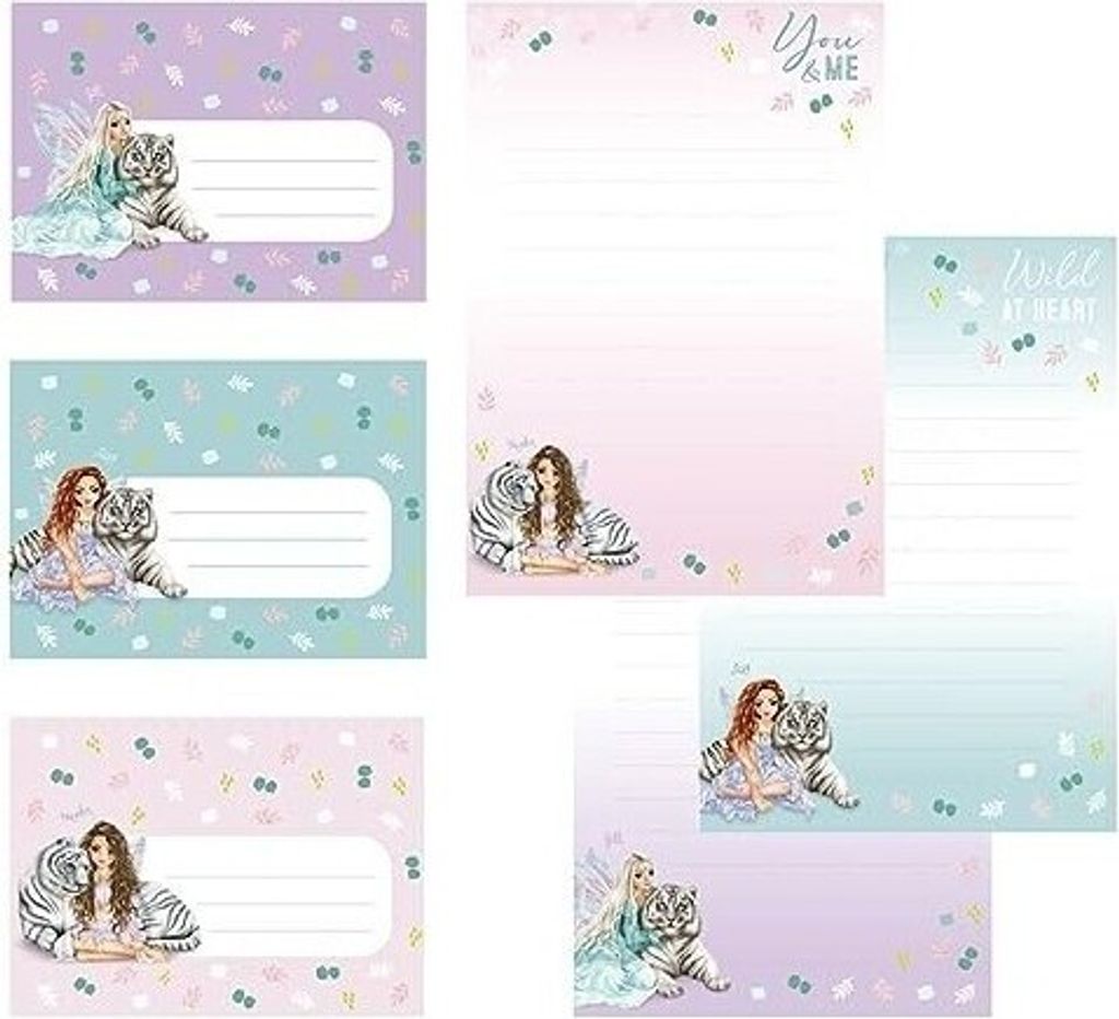 Depesche TOPModel Fantasy Tiger 12708 - Briefpapier-Set in Produktbild 4