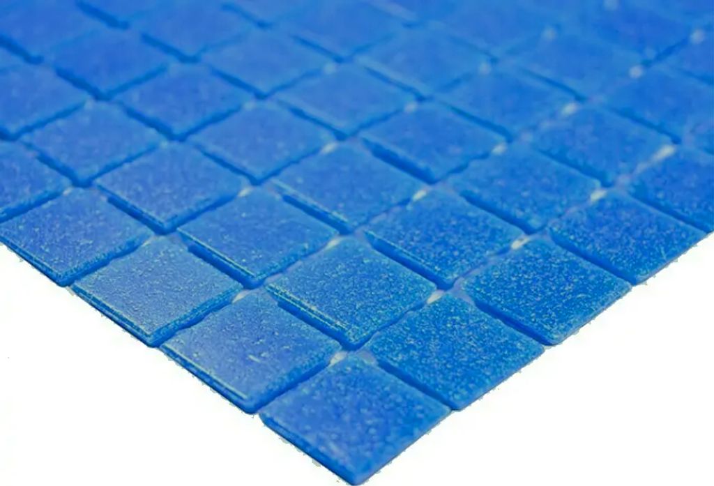 Handmuster Mosaikfliese Glas dunkelblau Wandfliesen Badfliese Duschrückwand Fliesenspiegel MOS200-A15-N_m