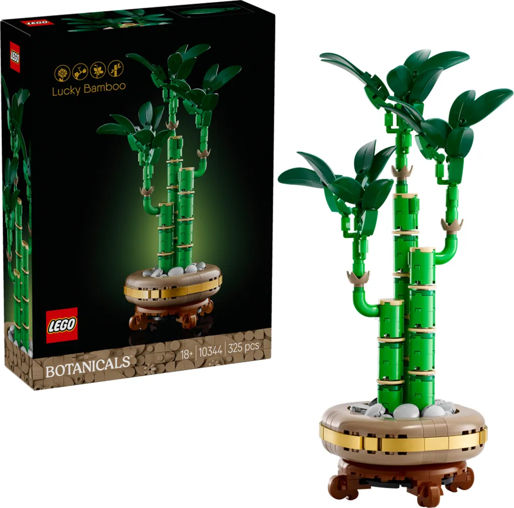 LEGO 10344 Botanicals Bambou de la Chance, Kit de Construction Déco Zen - 2