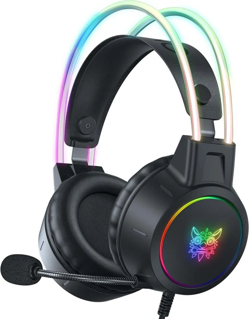 Casque Gaming Sans Fil ONIKUMA X15 PRO Noir avec Micro RGB Haute Précision