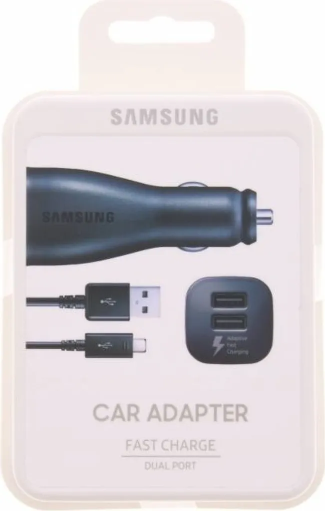 Chargeur Samsung Fast Charge 2 ports USB 2A + câble Micro-USB résistant