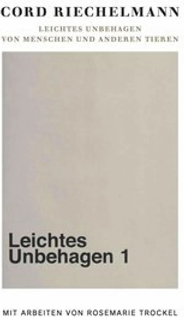 Livre Leichtes Unbehagen : Essai sur les Hommes et les Animaux en Broché