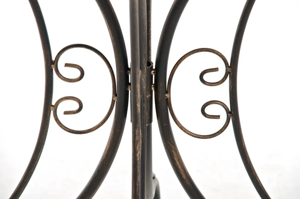 Table d'Appoint Hari Bronze Idéale comme Bout de Canapé Design Rétro - 12