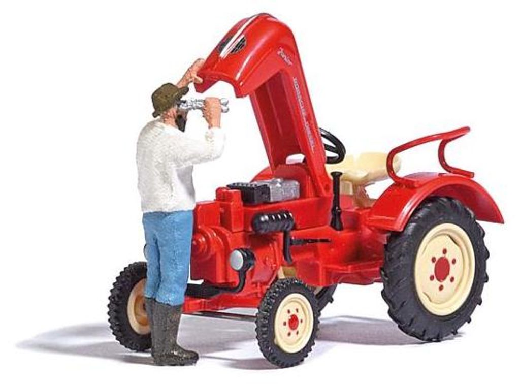 Busch Traktorreparatur H0 7882
