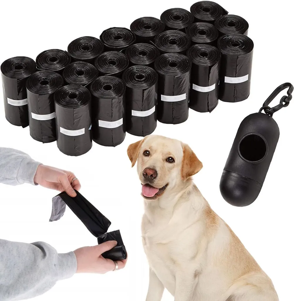 Sacchetti per Cani Tutumi PJ-097 Neri | Resistenza e Convenienza