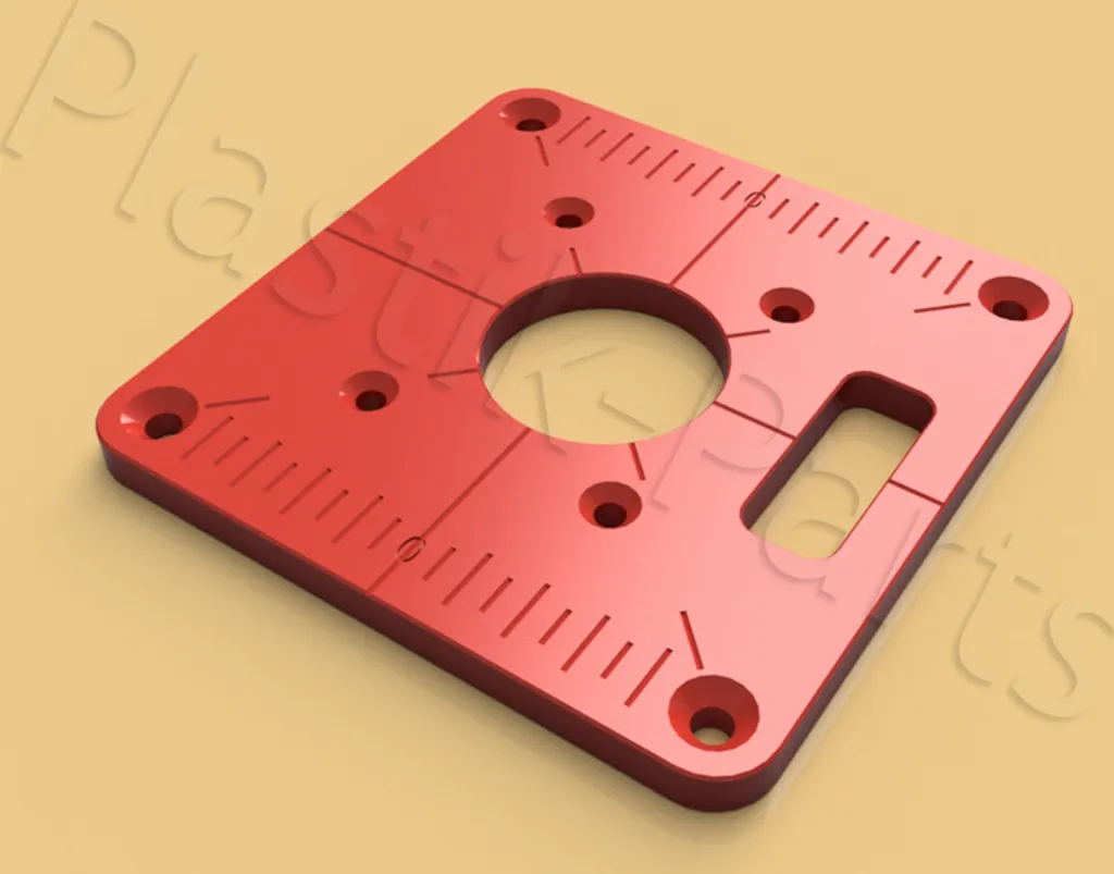 Piastra di montaggio in ABS Piastra di inserimento 120 MAKITA RT0700 RT0701 RT0702 DRT50 DRT51 DRT52
