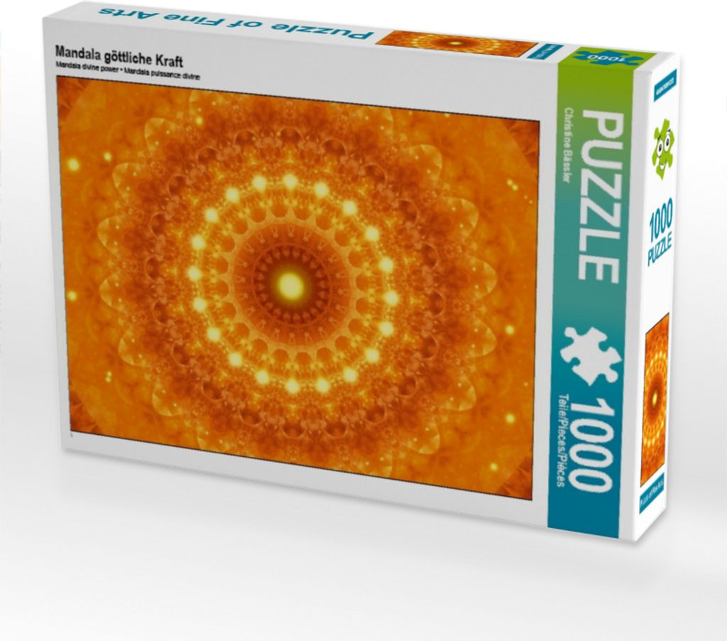 Calvendo Mandala göttliche Kraft 1000 Teile Puzzle quer Produktbild 