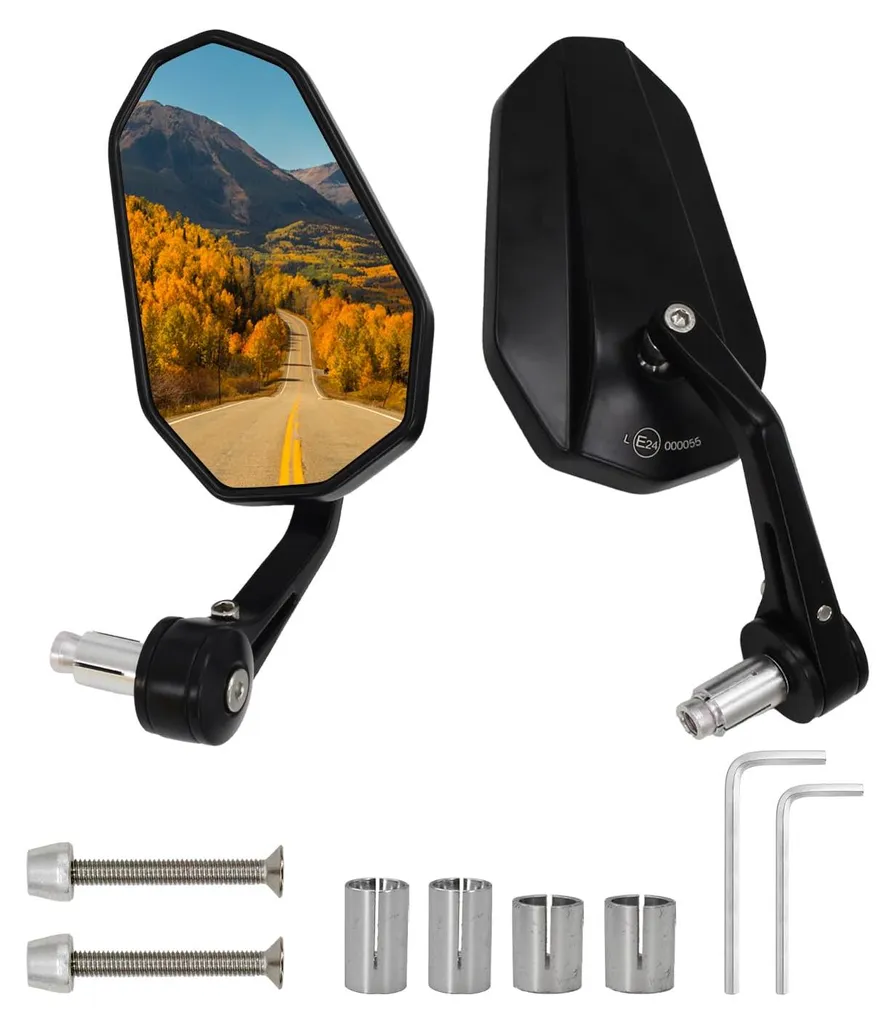 Rétroviseurs moto anti-vibrations homologués pour KTM Duke et EXC-F