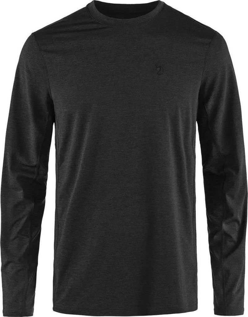 Fjällräven Abisko Day Hike Langarm-t-shirt Schwarz S Herren Schwarz S