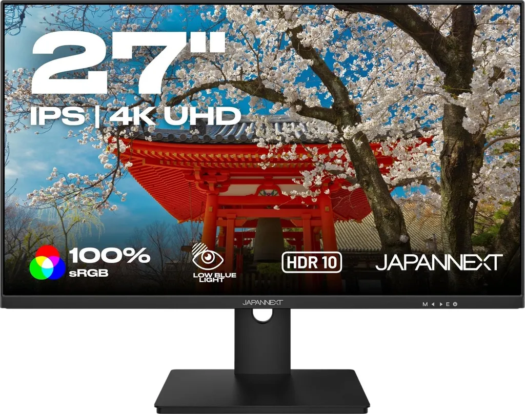 JAPANNEXT Monitor 27" IPS 4K UHD (3840x2160) JN-IPS2707UHDR