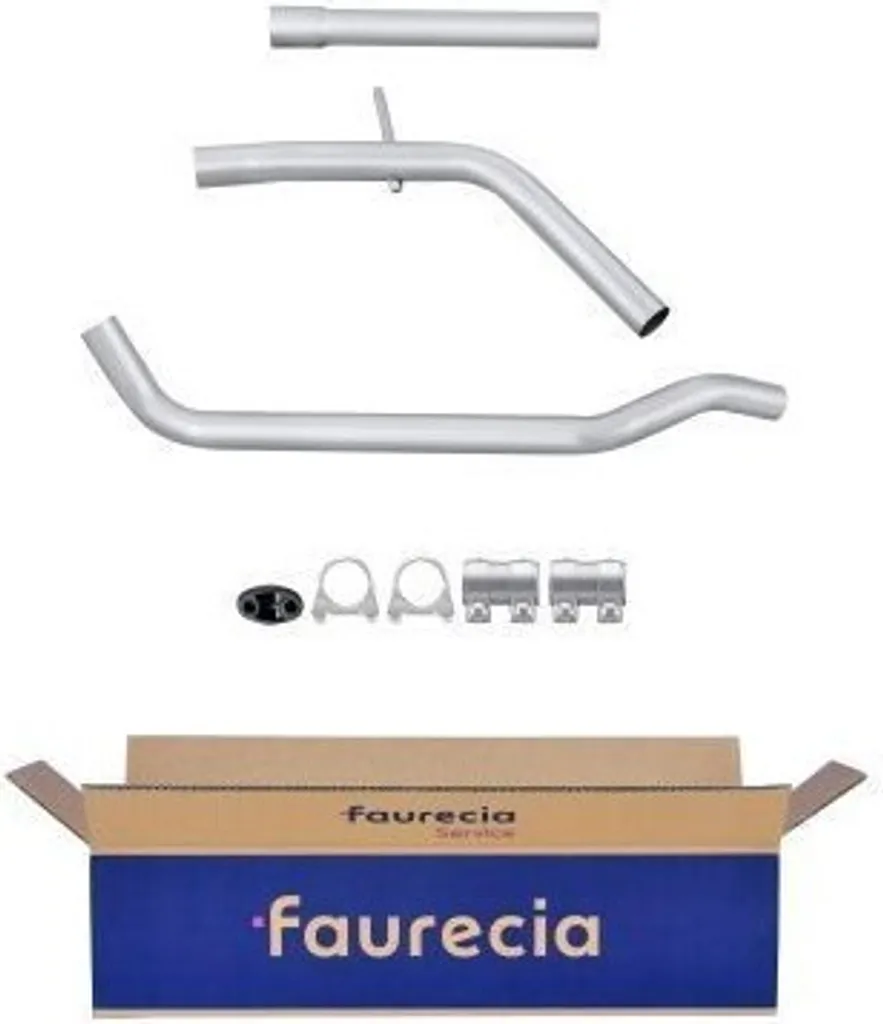 Tube d'échappement intermédiaire Dacia Duster HELLA 8LA 366 001-881 Acier