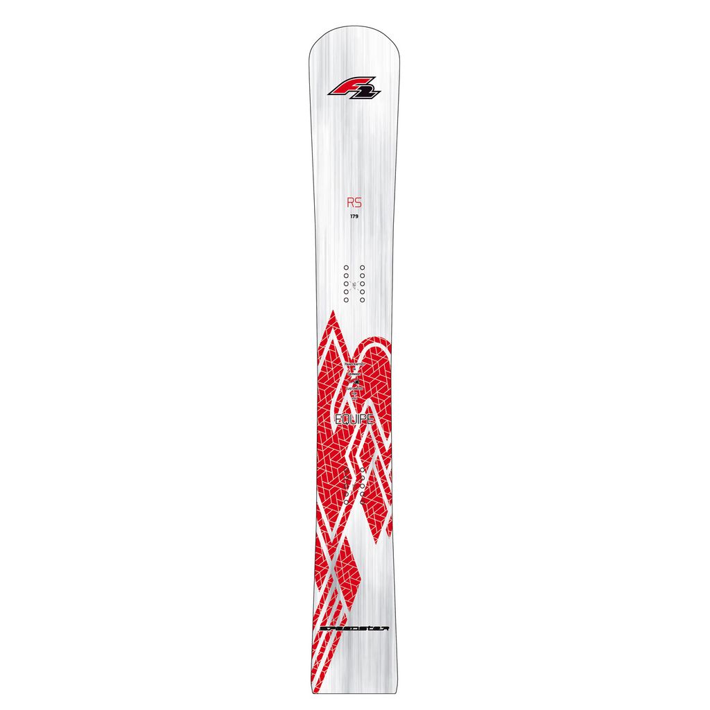F2 Snowboard Speedster Equipe RS TX Carbon Race 185 cm Silber/Rot 2024/25