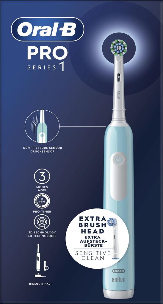 Oral-B Pro 1 Elektrische Zahnbürste Blau