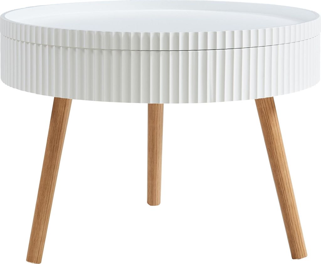 Stolik kawowy 'Bongard' ze zdejmowanym blatem Ø60 x 45 cm Zdjęcie produktu 