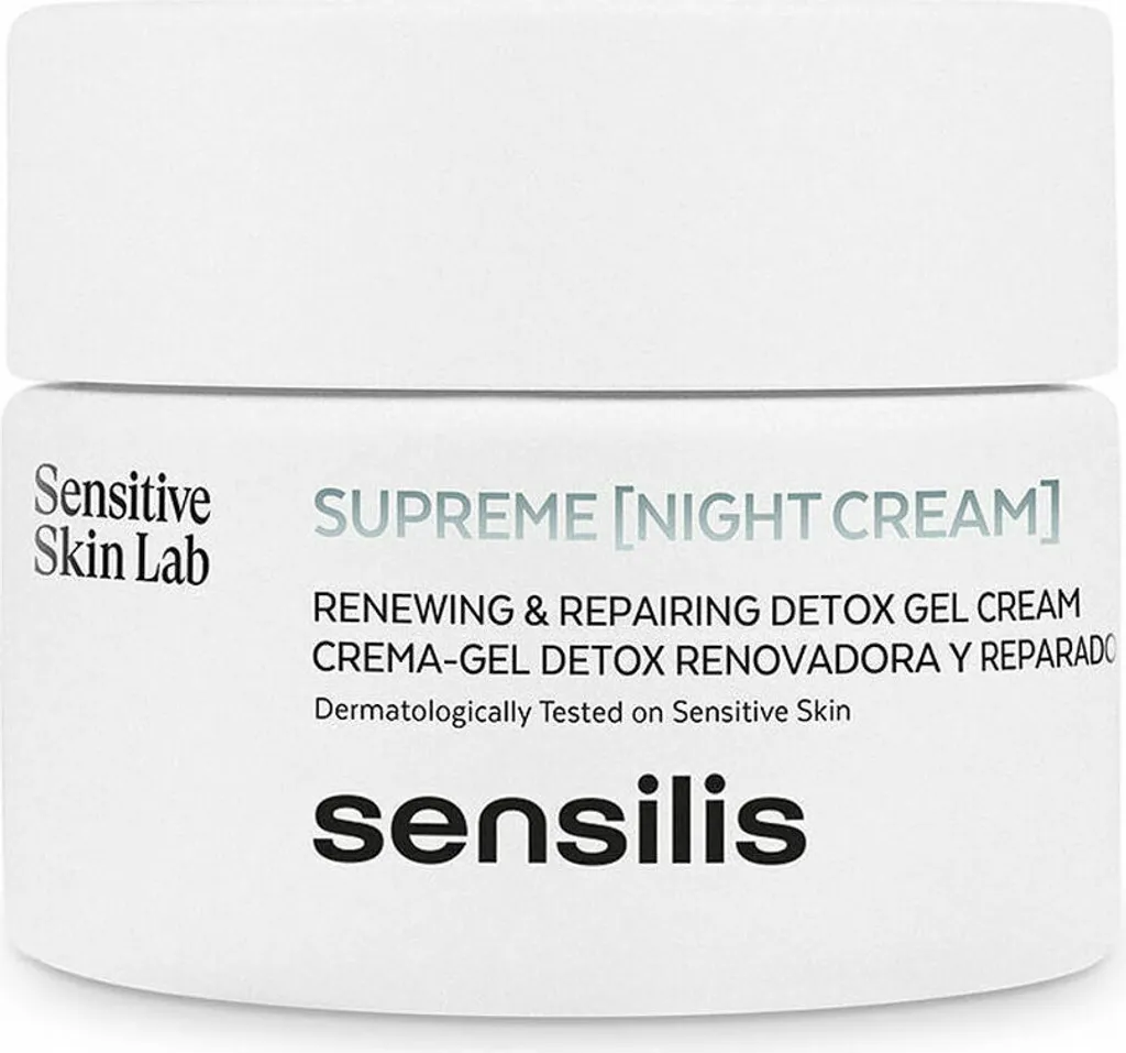 Sensilis Supreme Real Detox Night Cream 50ml - Soin de Nuit Détoxifiant