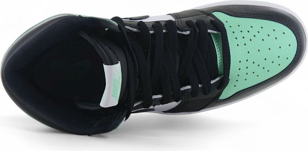 A top-down view of a Nike Air Jordan 1 Retro High OG sneaker.