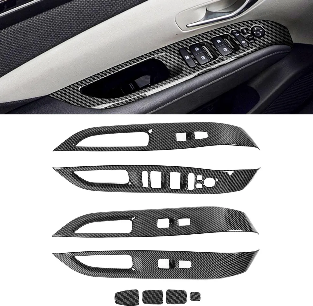Habillage de Panneau de Porte Carbone pour Rénover Intérieur Hyundai Tucson