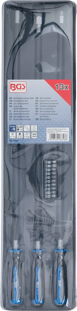Jeu de tournevis flexible 13 pcs - Embouts interchangeables de précision - 4