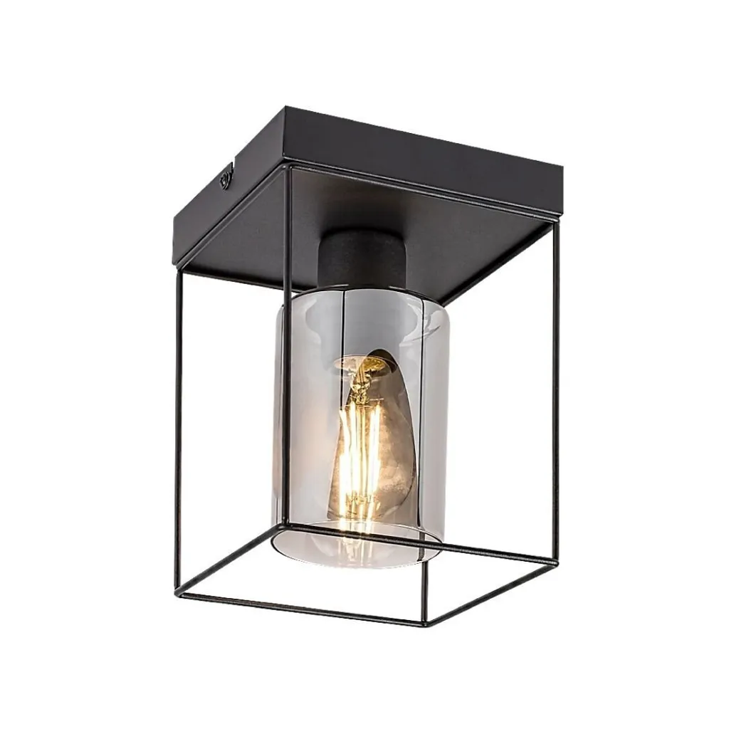 Lampada da soffitto moderna E27 1x25W colore nero 71031 Chadwick Rabalux