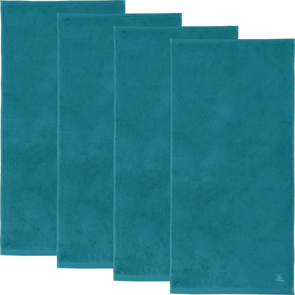 Erwin Müller Duschtuch Heidenheim" 4er-Pack petrol 80x160 cm"
