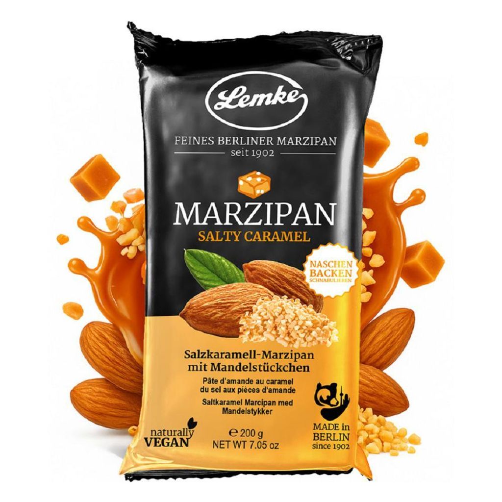 Lemke-Feines Berliner Marzipan; Salty Caramel 200g Produktbild 