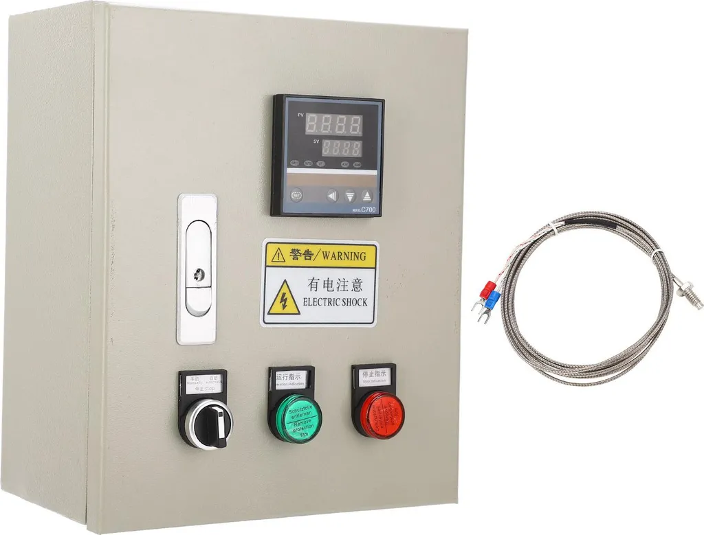 Thermostat intelligent triphasé 15kW avec boîtier PID pour chauffage