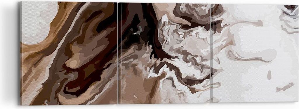 Bild auf Leinwand - Leinwandbild - Abstraktion modern - 120x40cm - Wand Bild - Wanddeko - Leinwanddruck - Bilder - Kunstdruck - Wanddekoration - Le...