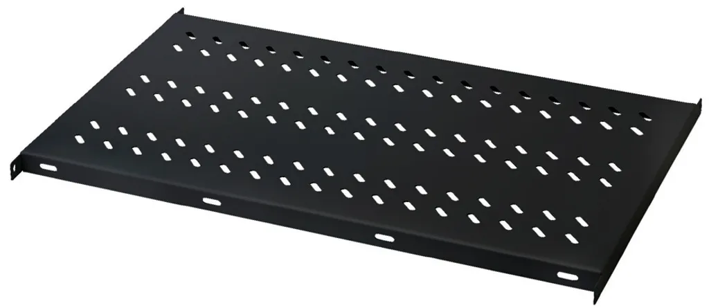 Digitus DN-19 TRAY-1-1000-SW Étagère Fixe pour Baie 19 Pouces 1U Noir