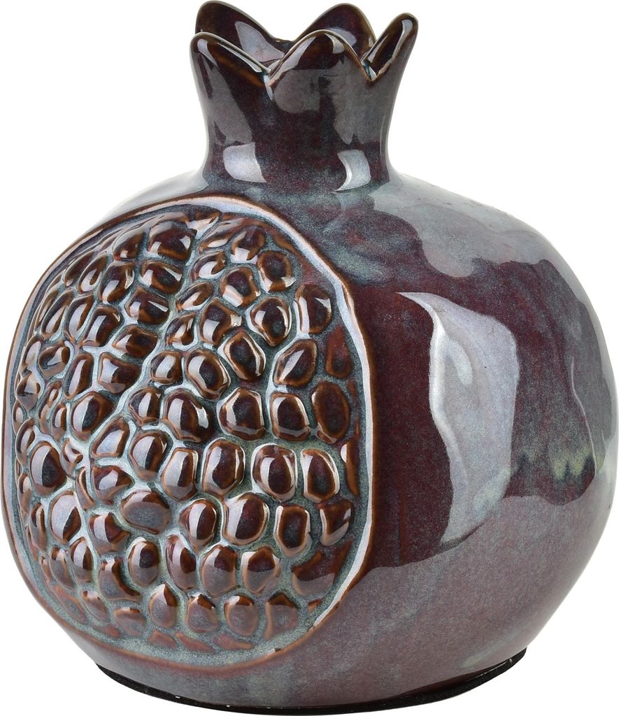 Dekofigur Keramik Saggio Granat 12x12x13 cm Violett 1 Stück