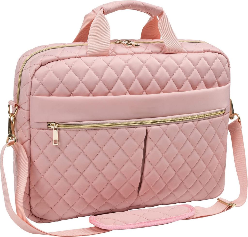 INF MacBook Pro 15.6 Zoll Laptoptasche: Stilvolle Computertasche für Damen Rosa