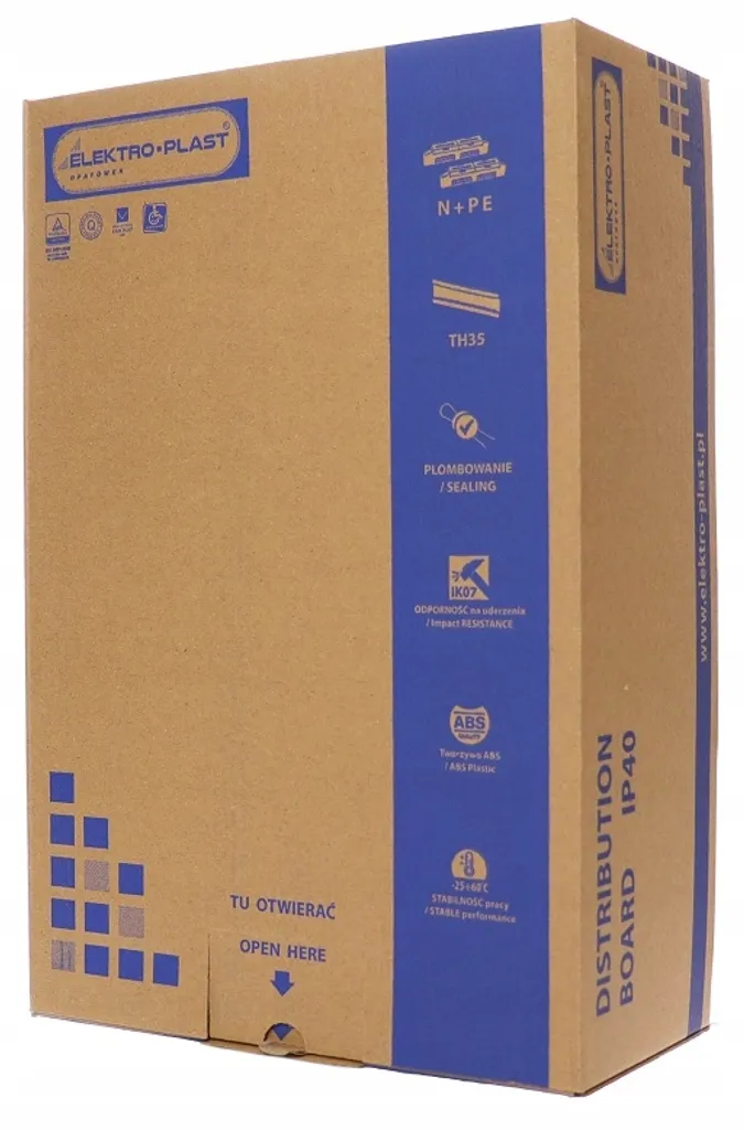 Tableau électrique encastré IP40 contre la poussière 1x12 modules - 7