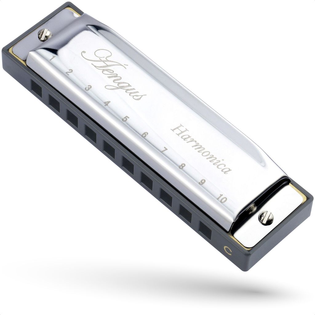 Mundharmonika C-Dur - Blues Harp C - Silber