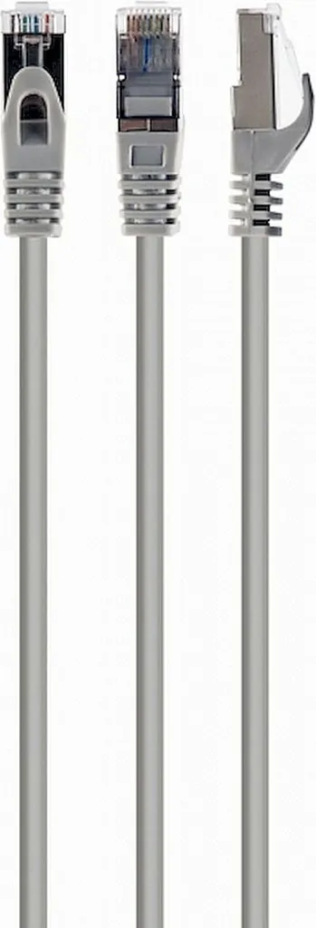 Cordon de brassage RJ45 CAT6A LSZH 30 mètres gris pour baie réseau