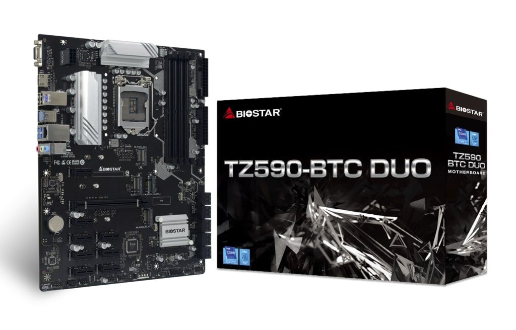 Biostar TZ590-BTC DUO Intel Z590 LGA 1200 (Socket H5) ATX Zdjęcie produktu 