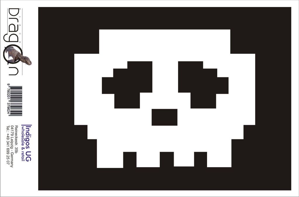 Aufkleber / Autoaufkleber - JDM / Die cut / Auto / OEM - Schädel 130x110mm pink - Heckscheibe / Heckscheibenaufkleber