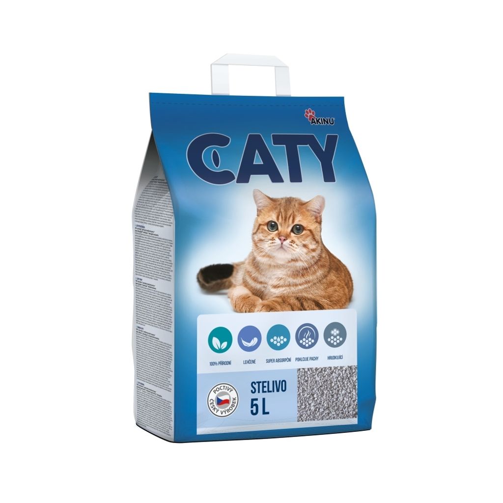 Akinu CATY Silica stelivo pre mačky 5 l Obrázok produktu 