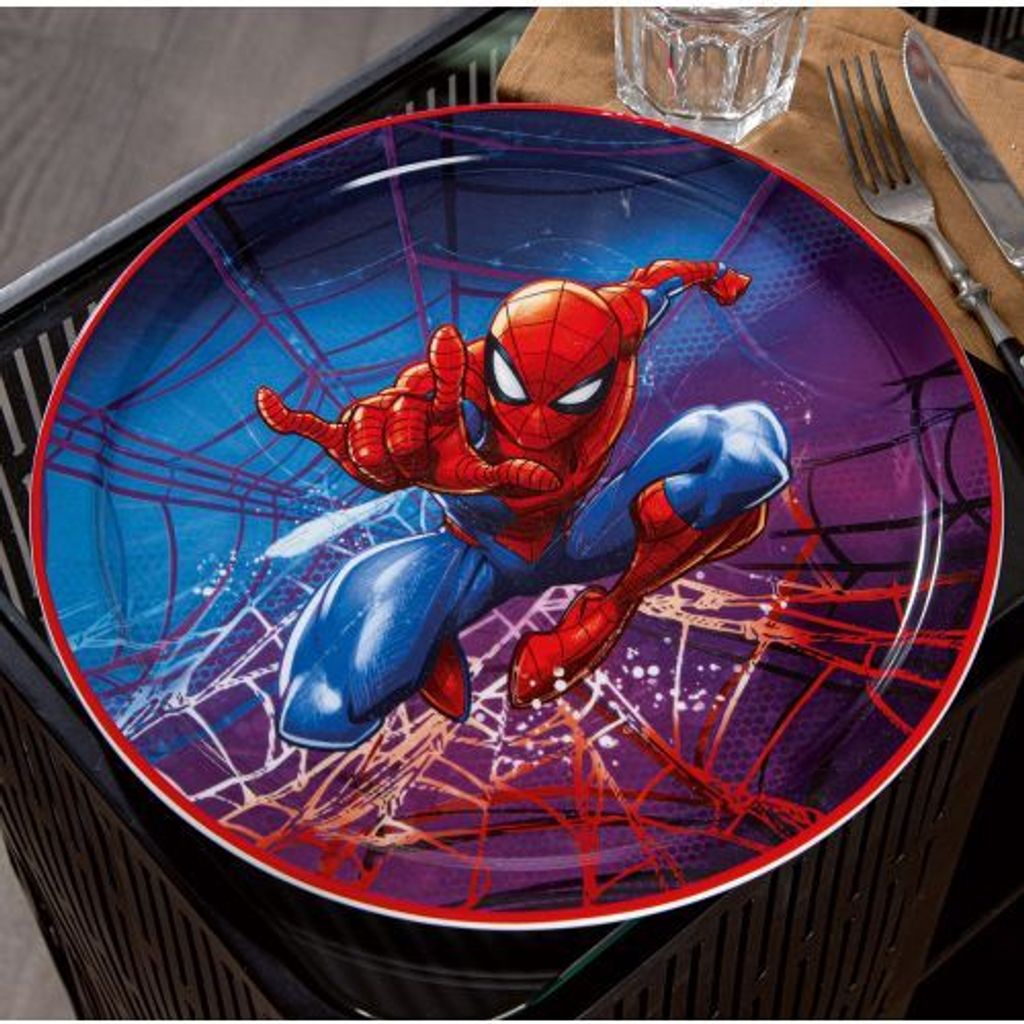 Gilde Teller,  Marvel - Spider-Man , Porzellan, mehrfarbig, Produktbild 