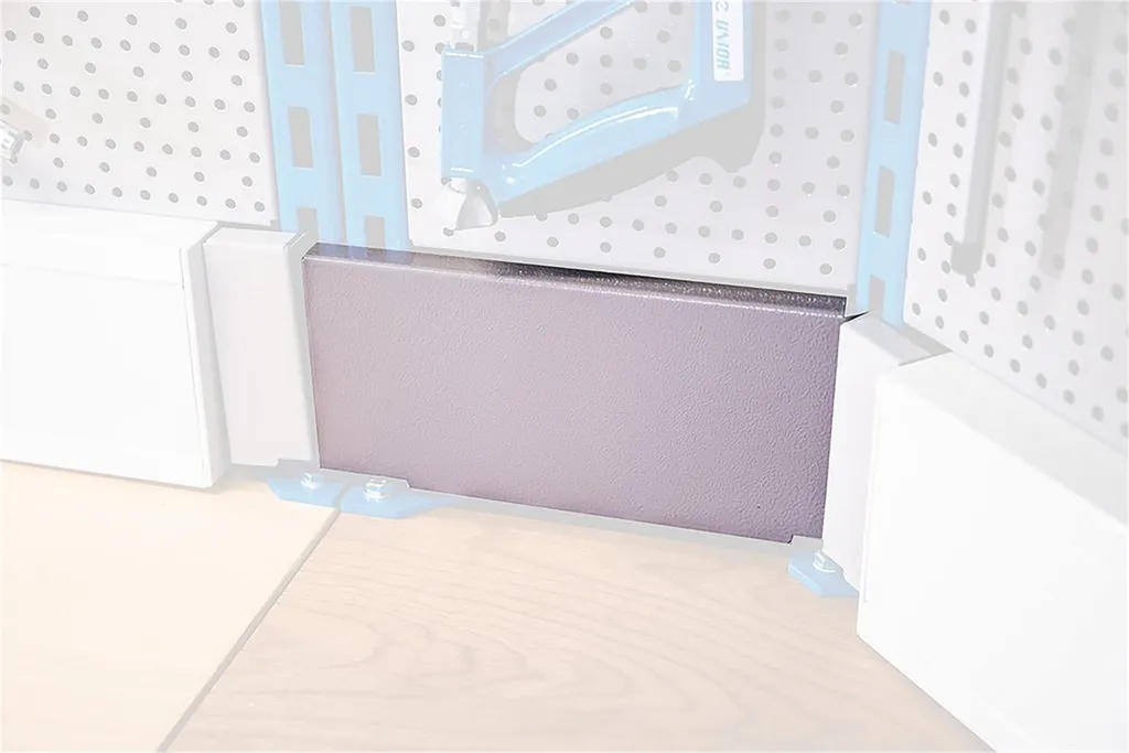 Kit de finition 2 pièces pour plan de travail d'angle Unior 990BA1 gris