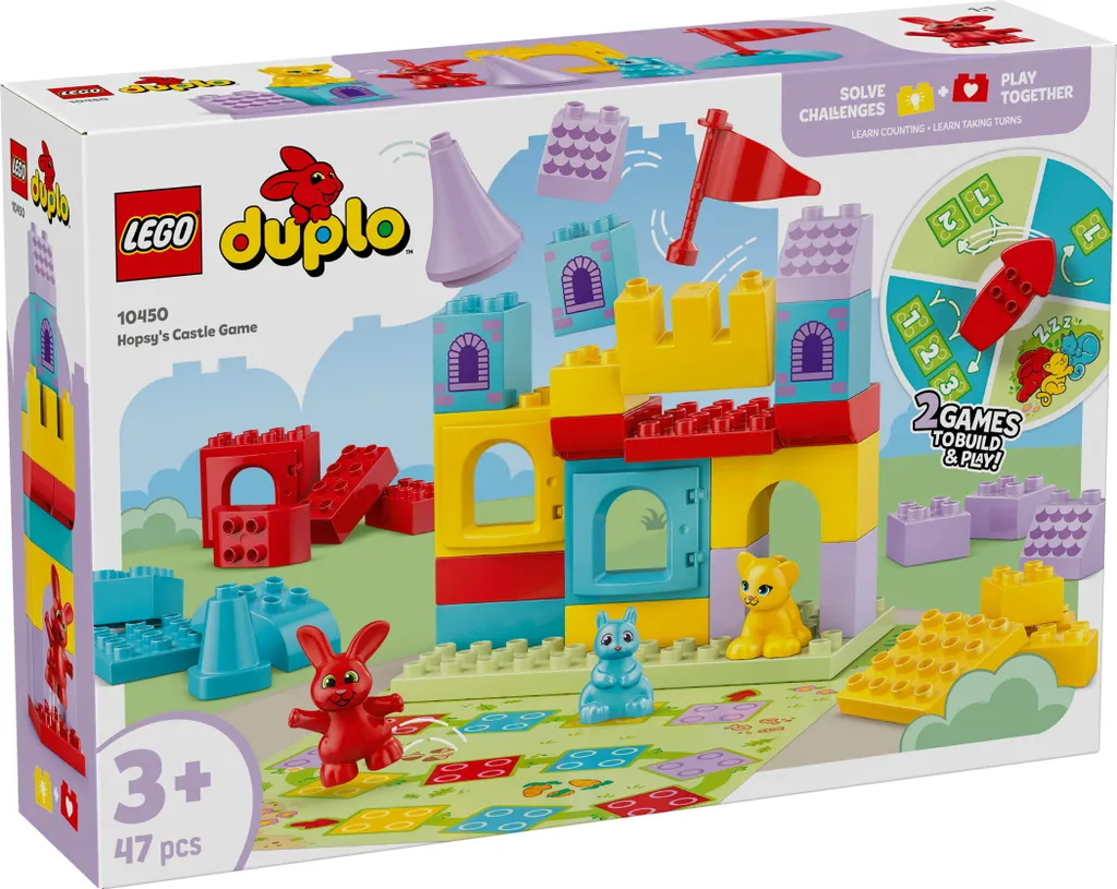 LEGO DUPLO 10450 Idéal pour Développer la Motricité Fine et l'Éveil Enfant