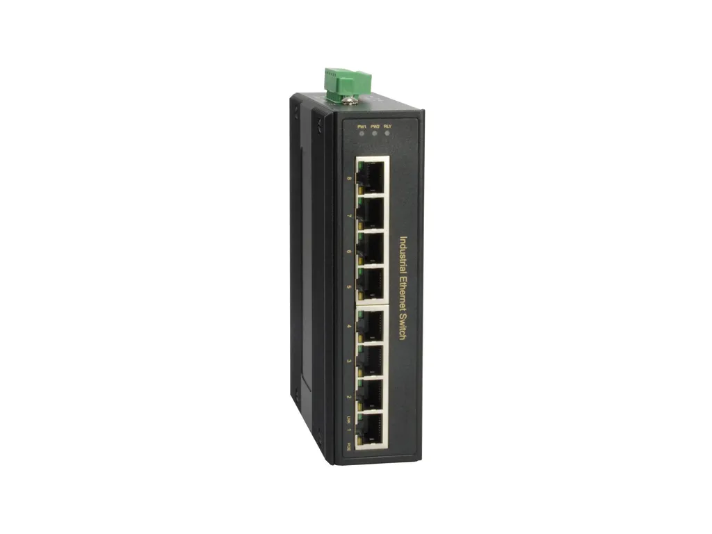 Switch PoE+ Industriel 8 Ports pour Vidéosurveillance IP et Usines