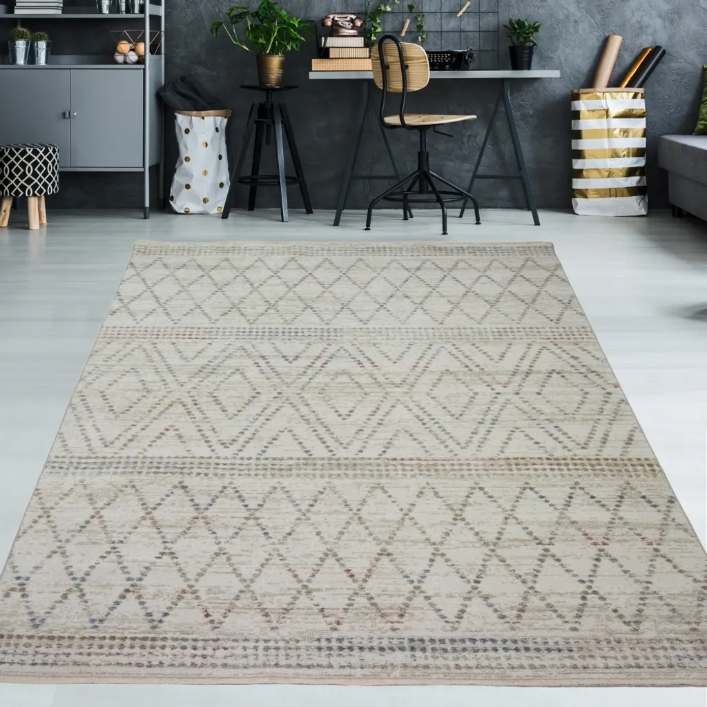 Tapis de chambre crème 160x230 cm - Créer un espace cocooning chic