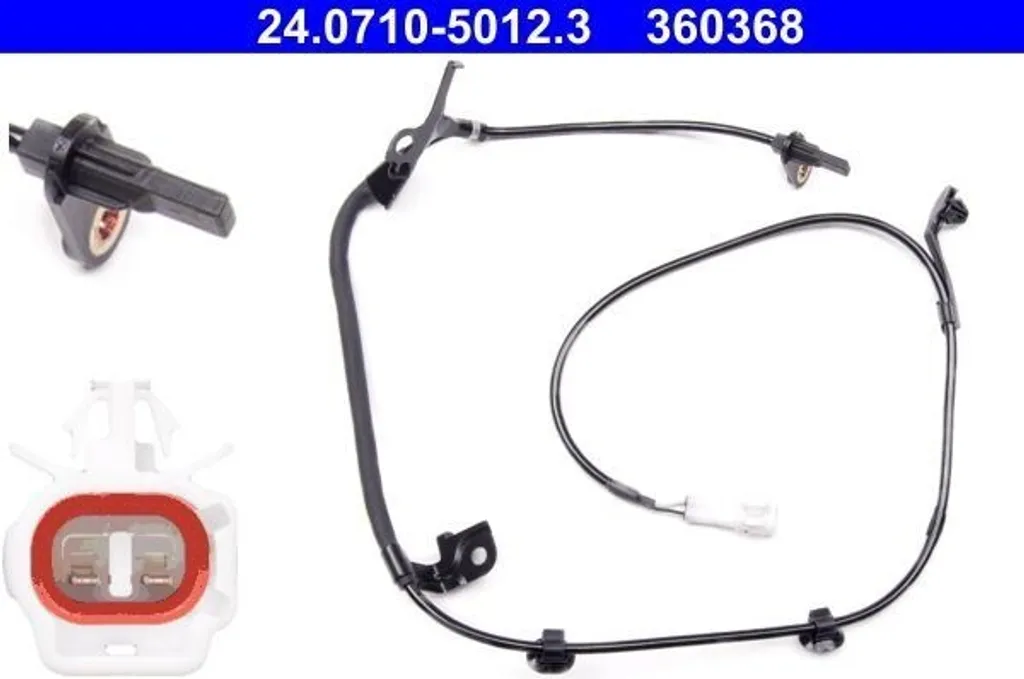 Capteur de vitesse ABS pour Yaris P13 - Composant de freinage ATE 24.07