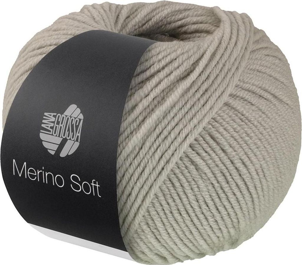 Lana Grossa - Merino Soft 0009 hellgrau