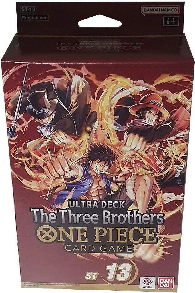 Bandai - One Piece - I tre fratelli - ST 13 Ultra Deck - Immagine del prodotto 