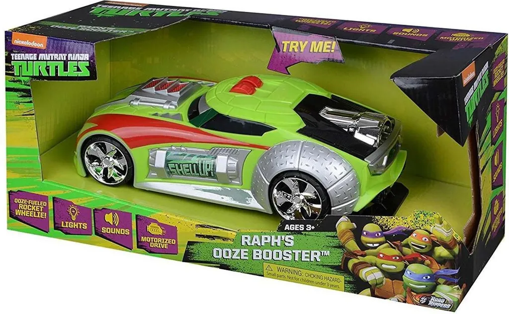 Véhicule Tortues Ninja pour Enfant Nikko 70315 Raphael Ooze Booster Pro