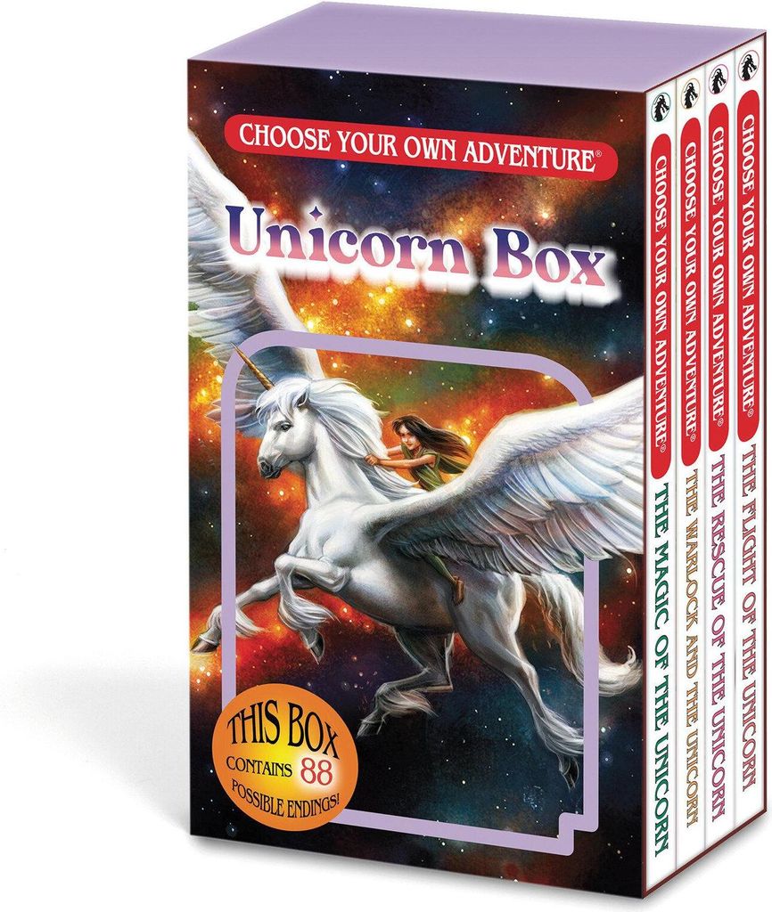 Choose Your Own Adventure 4-Book Boxed Set Unicorn Box (Magic of the Unicorn, Warlock and Unicorn, the Rescue of Unicorn, the Flight of Unicorn)