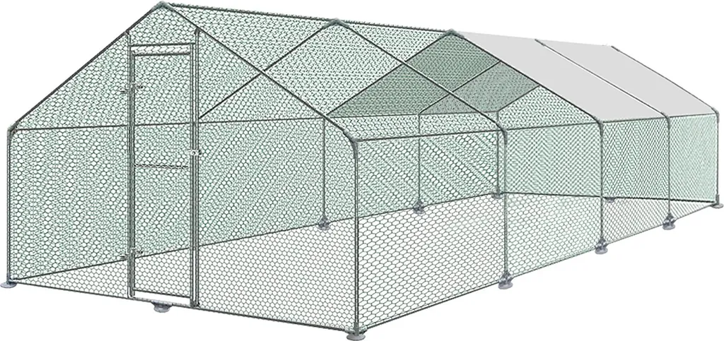 Enclos de Jardin Anti-Prédateurs 3x8x2m - Solution Élevage Extérieur