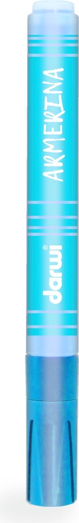 Darwi 6x Keramikfarbe, Marker 2mm Spitze, 6ml, Dunkelblau DA0340013236C