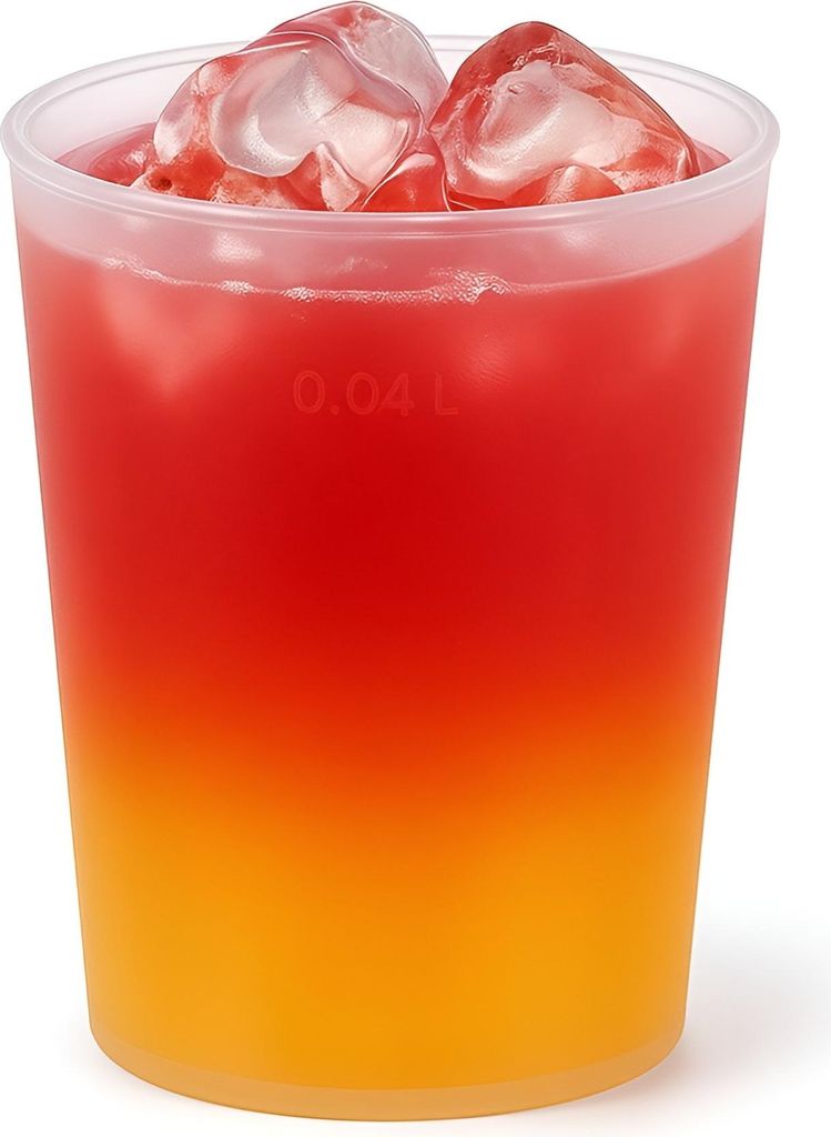 500 Schnapsbecher, 4cl, Plastik, Gefrostet, Wiederverwendbare Shot Becher
