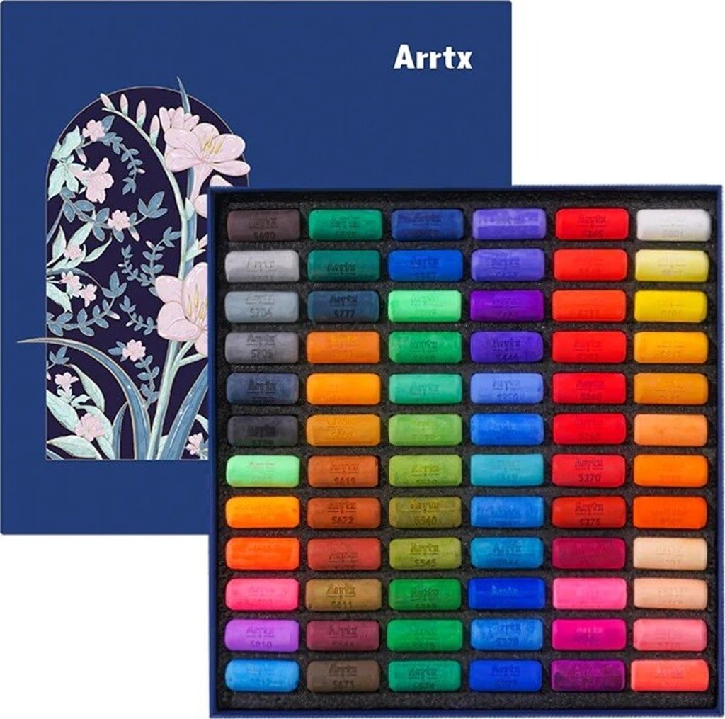 ARRTX Mini pastelli a gesso morbidi, 72 pezzi Immagine del prodotto 